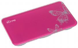 BALANZA PORTATIL DE VIDRIO ROSA BE205